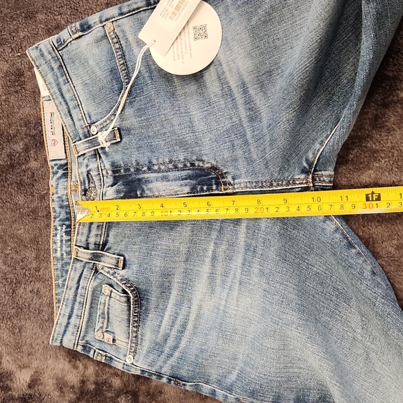 AG "the Isabelle" high rise straight crop jeans size 27, new with tags! - Picture 13 of 16